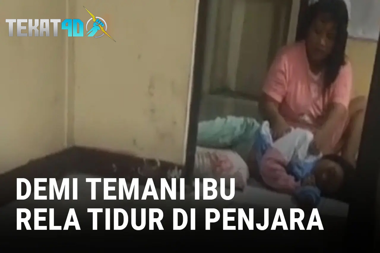 Viral Bocah Perempuan di Paguat Gorontalo Rela Temani Ibunya Tidur di Penjara